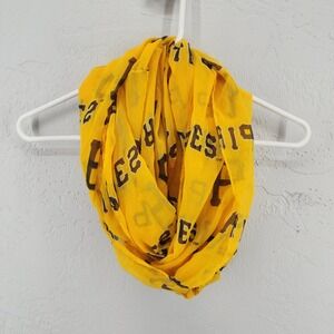 MLB Pittsburgh Pirates‎ Infinity Scarf Yellow Black Baseball Fan Gear One Size